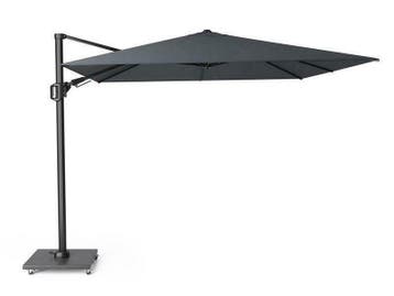 platinum zweefparasol challenger T² 3x3 antraciet, Tuin en Terras, Nieuw, 3 tot 4 meter, Zweefparasol, Kantelbaar