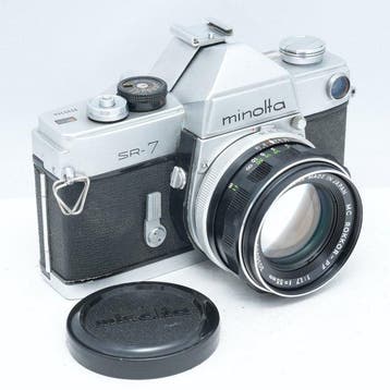 Minolta SR-7 + MC Rokkor-PF 1,7/55mm | Analoge camera, Audio, Tv en Foto, Nieuw