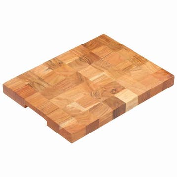 vidaXL Hakblok 40x30x3,8 cm massief acaciahout, Huis en Inrichting, Verzenden, Nieuw