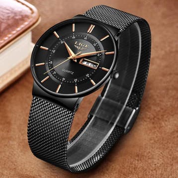 Kwarts Uurwerk Heren - Anoloog Luxe Horloge voor Mannen, Verzenden, Nieuw, Lige