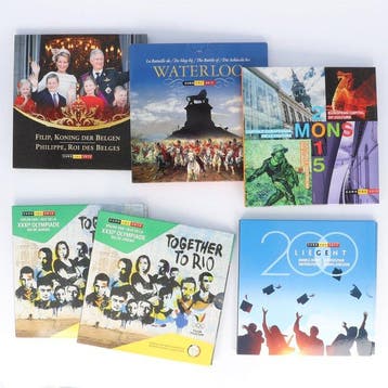 België. Year Set (BU) 2014/2017 (6 sets) (Zonder