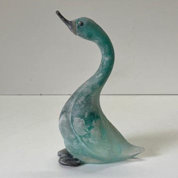 Murano Cenedese Vetri - Gino Cenedese - sculptuur, Turquoise
