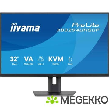 Iiyama Prolite XB3294UHSCP-B1 32  Ultra HD VA Monitor, Verzenden, Nieuw, Iiyama