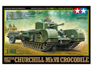 TAMIYA 32594 BRITISH TANK CHURCHILL MK.7 CROCODILE 1/48, Verzenden, Nieuw
