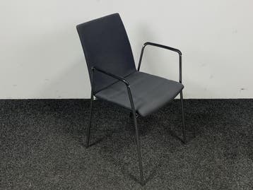 Wiesner Hager Stoel - Lichtgrijze Stof, Ophalen of Verzenden, Gebruikt