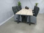 te velde tuinmeubelen tuinset ross met 4so derby 240 tafel, Overige materialen, Eettafel, 6 zitplaatsen, Nieuw