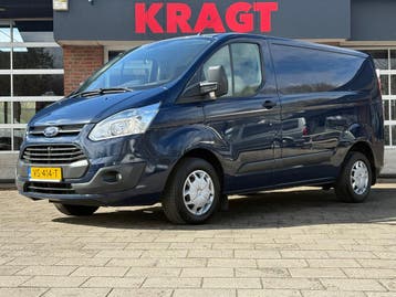 Ford Transit Custom 290 2.2 TDCI L1H1 Trend|laadklep Dhollan, Euro 5, Stof, Gebruikt, Zwart