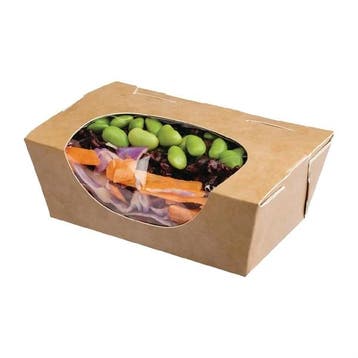 Colpac Zest composteerbare kraft saladedozen | 500ml | (5..., Zakelijke goederen, Verzenden, Nieuw in verpakking