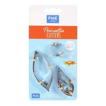PME Uitstekerset Poinsettia Set/6**, Verzenden, Nieuw