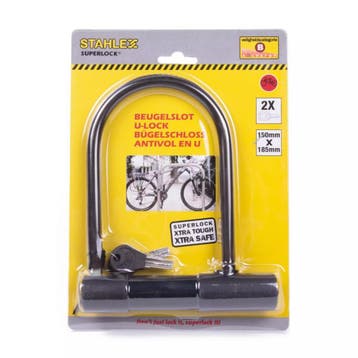 Stahlex Beugelslot - Veiligheidscategorie B - 15 x 18.5 c..., Ophalen of Verzenden, Nieuw