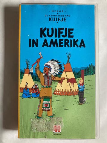 DE AVONTUREN VAN KUIFJE KUIFJE IN AMERIKA (VHS), Cd's en Dvd's, Verzenden, Gebruikt