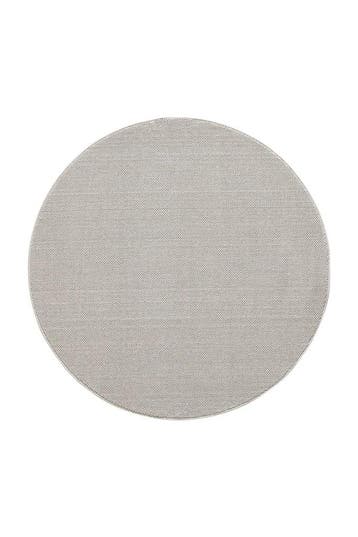 Rond Vloerkleed | Loom | Uni | Crème | 160x160 cm, Verzenden, Nieuw