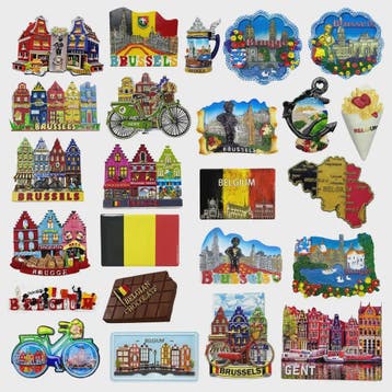 België Koelkastmagneet - Souvenir & Decoratie voor de Keuken, Verzenden, Nieuw