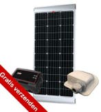 NDS SOLENERGY 150W Zonnepaneel SET + SC320M Caravan &amp; Camper, Caravans en Kamperen, Camper-accessoires, Ophalen of Verzenden