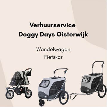 Te huur l Wandelwagen en fietskar, Ophalen, Nieuw, Hondenfietskar