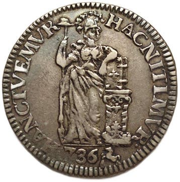 Nederland, Gelderland Generaliteitsgulden 1736 (Zonder, Postzegels en Munten