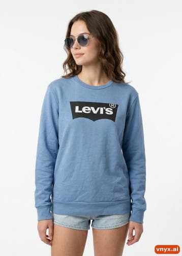 Levi Strauss & Co. Sweatshirts Dames maat S Blauw Vintage, Ophalen of Verzenden, Nieuw
