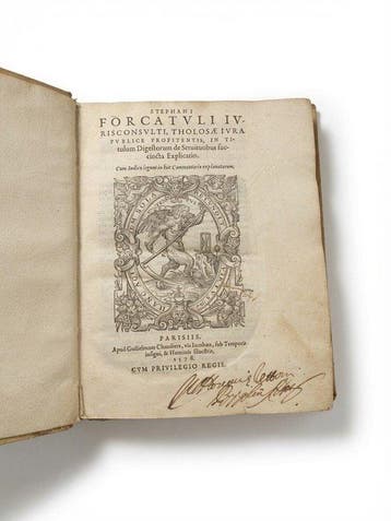 [3 Tomi in 1] Stephanus Forcatulus - Iurisconsultus