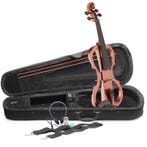 4/4 Viool Stagg EVN-X-44-VBR - Electrische Viool, Verzenden, Elektrisch, 4/4-viool, Viool