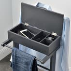 Dressboy kledingrek met opbergdoos 110x43,5x34,5 cm grijs, Verzenden, Nieuw