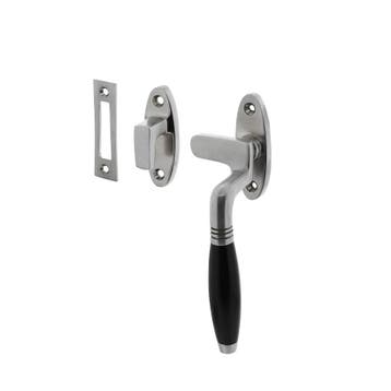 Intersteel Raamsluiting rechts Ton - chroom mat/ebbenhout, Verzenden, Nieuw