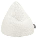 Kinder Zitzak BeanBag Fluffy Hearts L - Wit, Verzenden, Nieuw