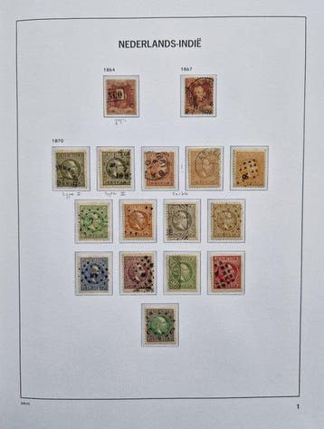 Nederlands-Indië 1864/1970 - Bijna compleet (!) incl., Gestempeld