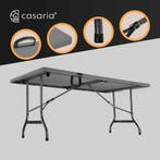 Buffettafel Zwart Kunststof 183x76cm Opvouwbaar (Tafels), Verzenden, Nieuw