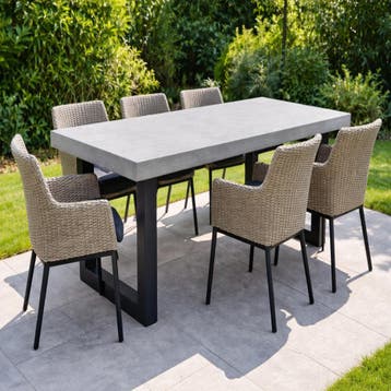 Stalen buiten U tafelpoot zwart 75 bij 10 cm en hoogte 72 cm, Ophalen of Verzenden, Nieuw