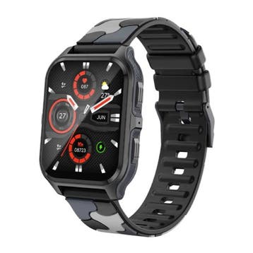 P73 Smartwatch - Siliconen Bandje - 1.9 Militaire  Sport, Verzenden, Nieuw, COLMI