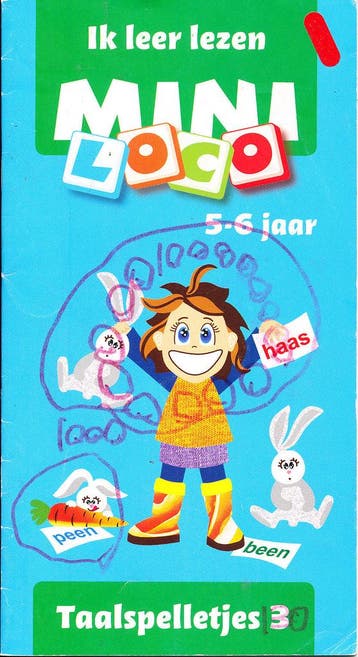 Mini Loco Taalspelletjes 3, Ik leer lezen, Verzenden, Nieuw