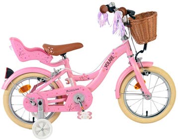Volare Blossom Kinderfiets - Meisjes - 14 inch - Roze - Twee, Fietsen en Brommers, Fietsen | Meisjes, Verzenden, Nieuw, 14 inch of minder