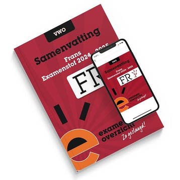 ExamenOverzicht - Samenvatting Frans VWO - ExamenOverzicht, Boeken, Verzenden, Zo goed als nieuw, ExamenOverzicht