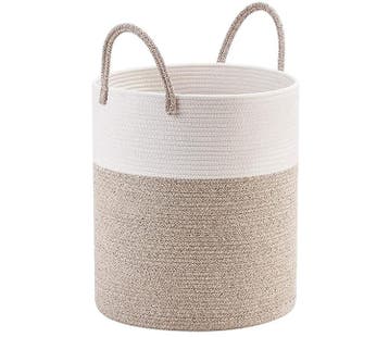 Slimlogy - Wasmand Katoen - Opbergmand 52 ltr - Mand Rond me, Ophalen of Verzenden, Nieuw