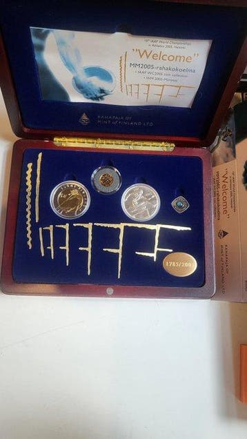 Finland. Proof Set 2005 10Th IAAF World Championships in