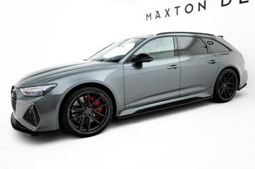 Maxton Side skirts diffusers V.2 Audi RS6 C8 / C8 Facelift, Auto-onderdelen, Verzenden, Nieuw, Audi