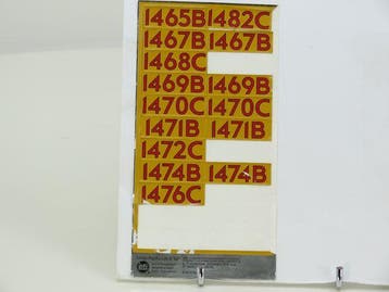 LGB Stickervel 084 Union Pacific Lok B Teil (Toevoegingen), Gebruikt, Overige typen, Ophalen of Verzenden, LGB