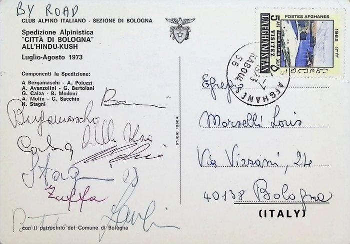 Afghanistan 1973 - Alpinistische expeditie Città di, Postzegels en Munten, Postzegels | Azië