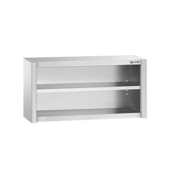 GGM Gastro | RVS wandkast PREMIUM - 1200x400x650mm - open |, Verzenden, Nieuw in verpakking, RVS Meubilair