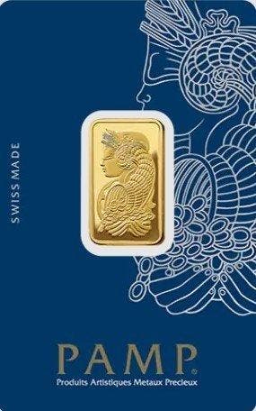 10 gram - Goud .999 - PAMP - Verzegeld en met certificaat