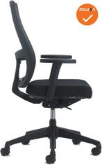 Torino Bureaustoel - NIEUW - Zwarte stoffering - Netweave..., Werkplek, Ophalen of Verzenden, Nieuw zonder verpakking, Stoel