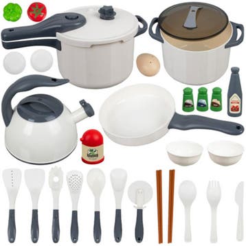 Kruzzel Keukenaccessoireset 32-delig – speelgoed kookset.., Ophalen of Verzenden, Nieuw