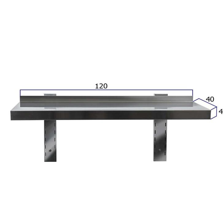 HCB Wandschap - 120 x 40 cm - RVS, Zakelijke goederen, Horeca | Keukenapparatuur, Nieuw in verpakking, Overige typen, Verzenden