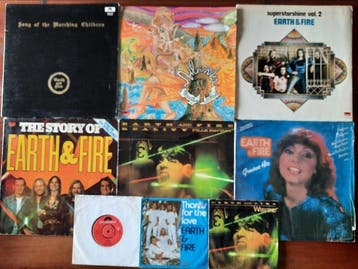 Earth & Fire - 6 x albums and 3 x singles - Diverse titels -, Nieuw in verpakking