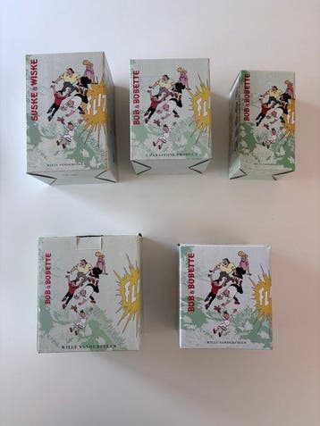 Suske en Wiske - Parastone - 5 figurines, Boeken, Nieuw