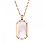 Ketting zilver rose verguld, Sieraden, Tassen en Uiterlijk, Kettingen, Ophalen of Verzenden, Nieuw, Goud, Zilver