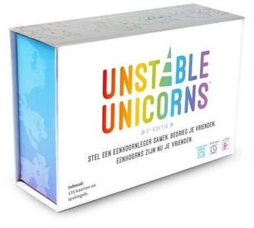 Unstable Unicorns (NL versie) | Unstable Games -, Hobby en Vrije tijd, Gezelschapsspellen | Bordspellen, Verzenden, Nieuw