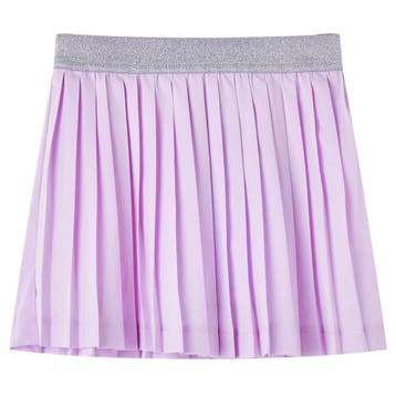 vidaXL Kinderrokje geplooid 128 lila, Verzenden, Nieuw