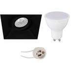 Pragmi Nivas Pro 6W LED Spot Set - Inbouw Vierkant, Kantelba, Ophalen of Verzenden, Nieuw