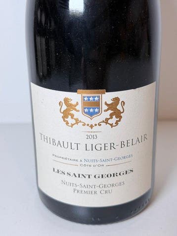 2013 Thibault Liger-Belair Les Saint Georges - Nuits St., Nieuw